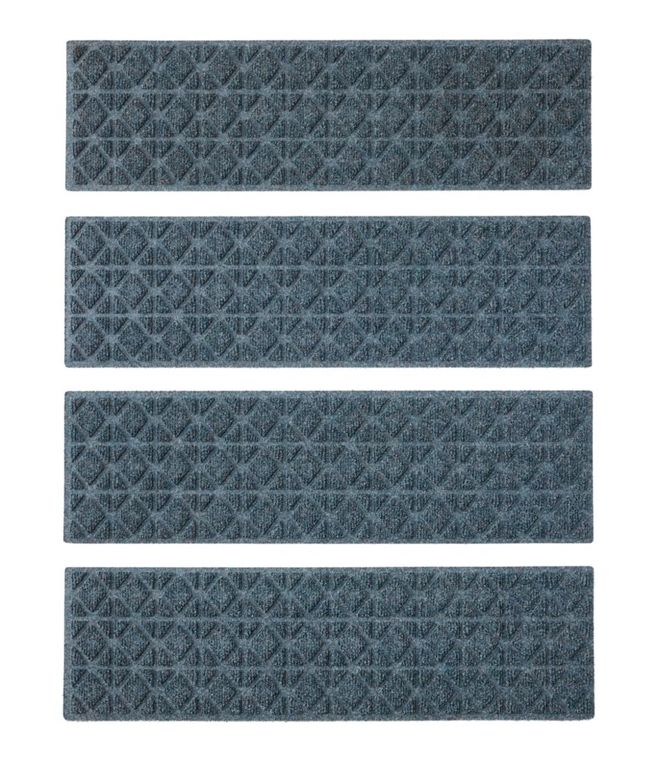 Everyspace Recycled Waterhog Mat Set of Four Tiles Stair Treads
