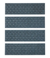 Everyspace Recycled Waterhog Mat Set of Four Tiles Stair Treads