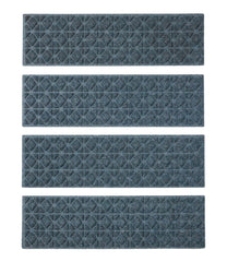 Everyspace Recycled Waterhog Mat Set of Four Stair Treads Tiles