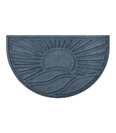Half Round Sunrise Everyspace Recycled Waterhog Doormat