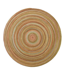 6' Diam. L.L.Bean Braided Wool Rug