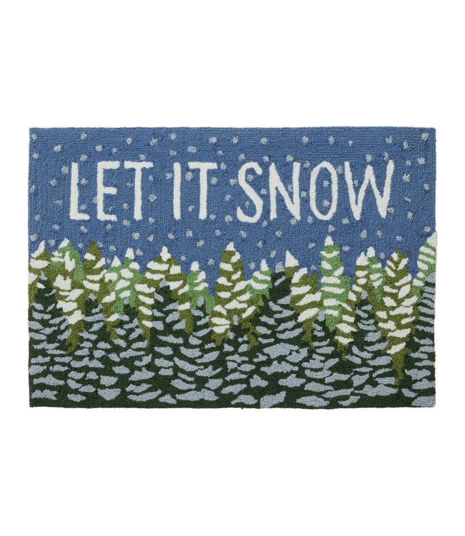Frosted Trees Indoor/Outdoor Vacationland Rug