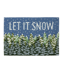 Frosted Trees Indoor/Outdoor Vacationland Rug