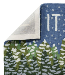 Frosted Trees Indoor/Outdoor Vacationland Rug