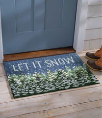 Indoor/Outdoor Vacationland Rug Frosted Trees