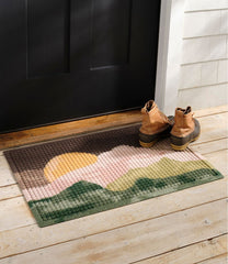 Printed Recycled Waterhog Doormat Sunset