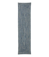 Concentric Pattern Rectangular All-Weather Braided Runner