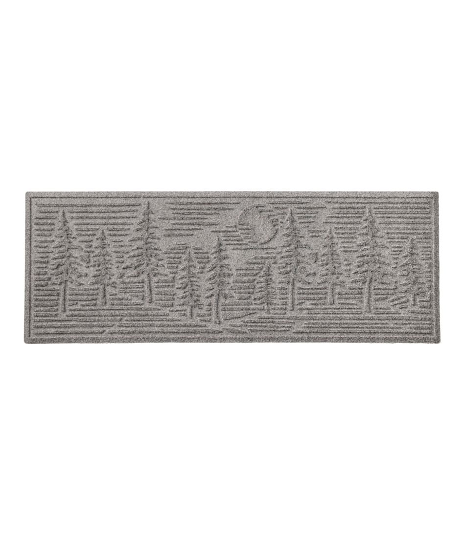 Pine Trees Everyspace Recycled Waterhog Wide Doormat