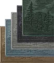 Pine Trees Everyspace Recycled Waterhog Wide Doormat