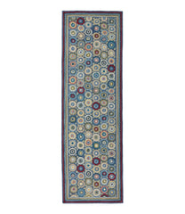 Coins Bean's Wool Hooked Runner