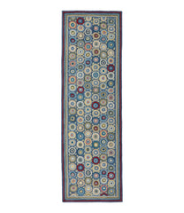 Coins Bean's Wool Hooked Runner
