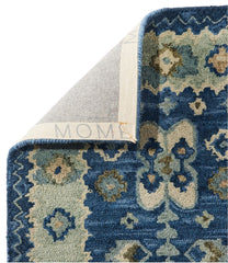 Double Border Wool Hooked Runner