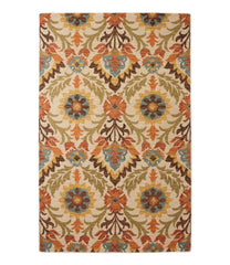 Woodland Wool Hooked Rug