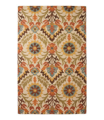 Woodland Wool Hooked Rug