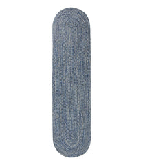 All-Weather Braided Runner Concentric Pattern Oval