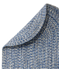 Concentric Pattern Oval All-Weather Braided Runner