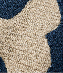 Whale Wool Hooked Novelty Runner