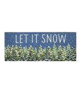 Frosted Trees Indoor/Outdoor Vacationland Runner