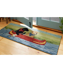Indoor/Outdoor Vacationland Runner Dog Canoe