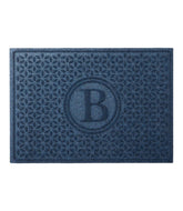 Personalized Blooming Circles Heavyweight Recycled Waterhog Doormat