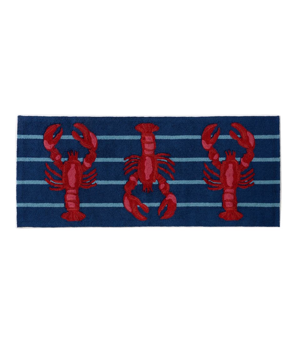 Indoor/Outdoor Vacationland Runner Lobsters