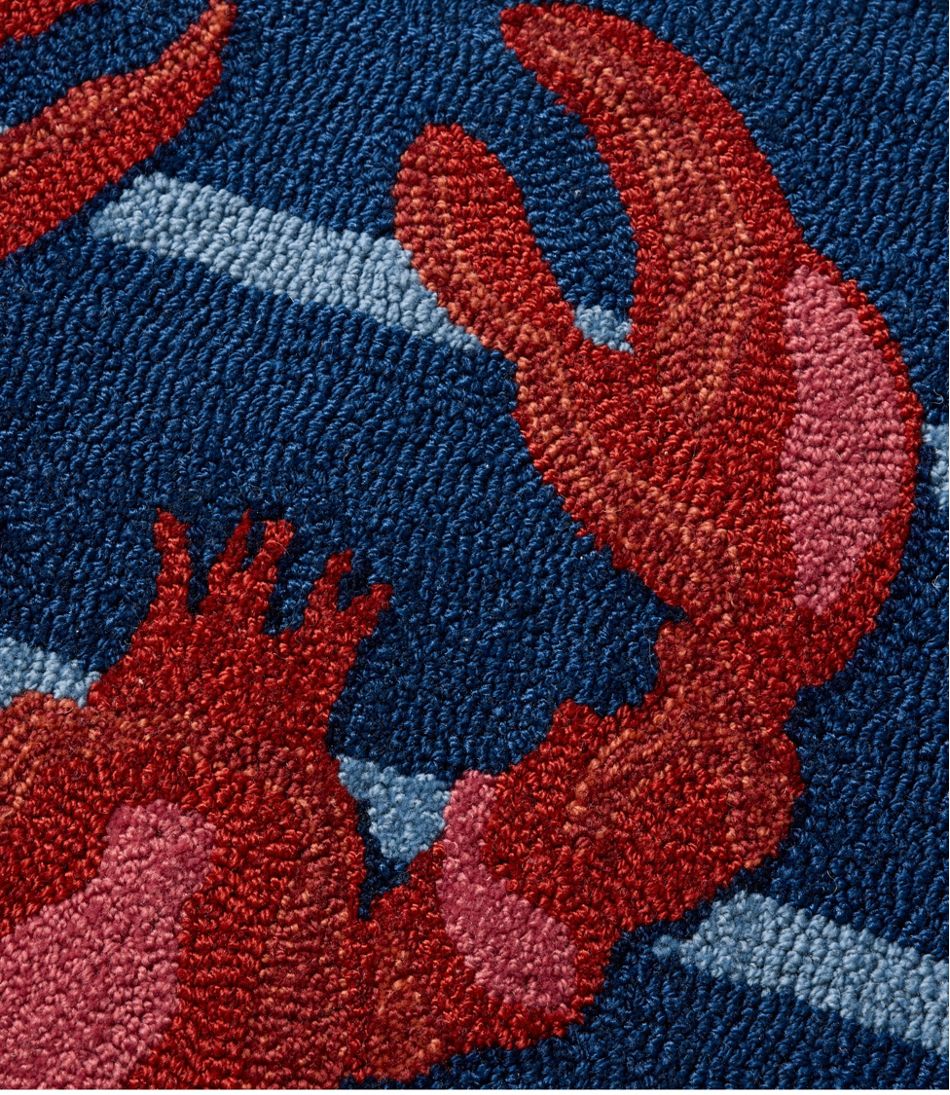 Indoor/Outdoor Vacationland Runner, Lobsters