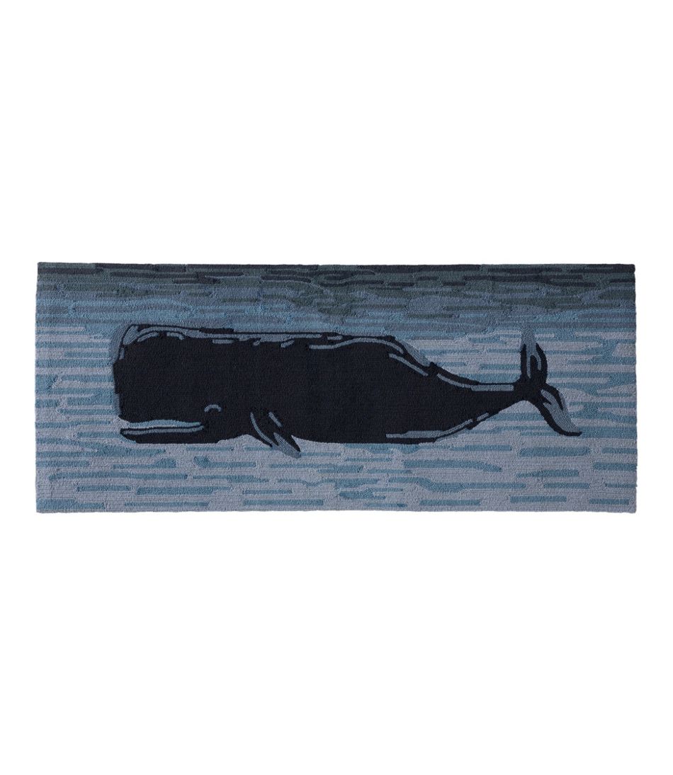 Coastal Whale Indoor/Outdoor Vacationland Runner