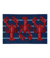 Indoor/Outdoor Vacationland Rug Lobsters