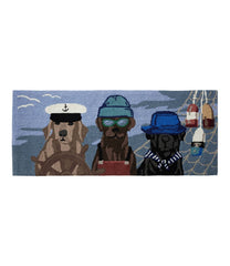 Indoor/Outdoor Vacationland Runner Seaside Dogs