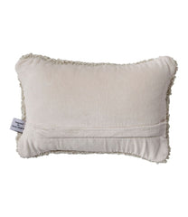 Wool Hooked Throw Pillow 8" x 12" Blueberries