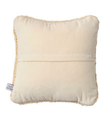 14" x 14" Black Dog Wool Hooked Throw Pillow