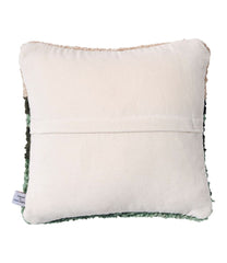 Mountains 14" x 14" Wool Hooked Throw Pillow