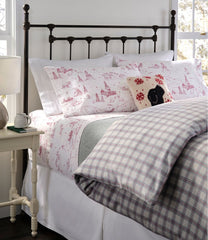 Wool Hooked Throw Pillow Snowflake Black Lab 14" x 14"