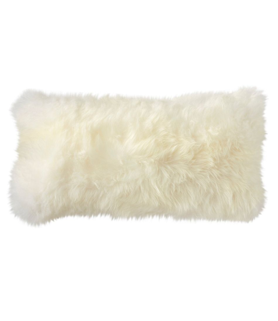 Sheepskin Throw Pillow 11" x 22"