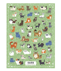 Illustrated Cats Puzzle 500 Pieces