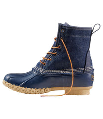 8" Denim Insulated Flannel-Lined Women's Bean Boots