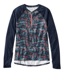Long-Sleeve Print Women's Comfort Cycling Jersey