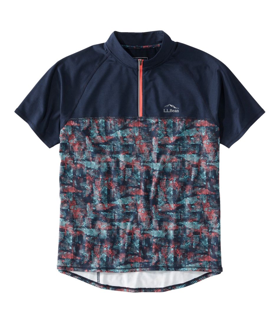 Short-Sleeve Print Men's Comfort Cycling Jersey