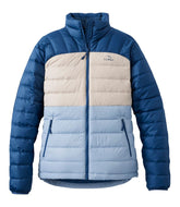 Women's Bean's Down Jacket Colorblock