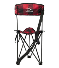 Plaid L.L.Bean Access Camp Chair Tripod