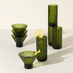 Bamboo Cocktail Glasses – Set of 4