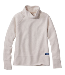 Women's Lakewashed Double-Knit Funnelneck