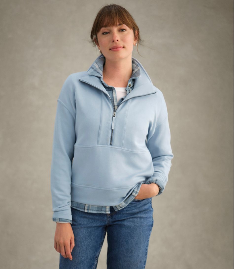Women's L.L.Bean CloudSoft Top Half-Zip Pullover