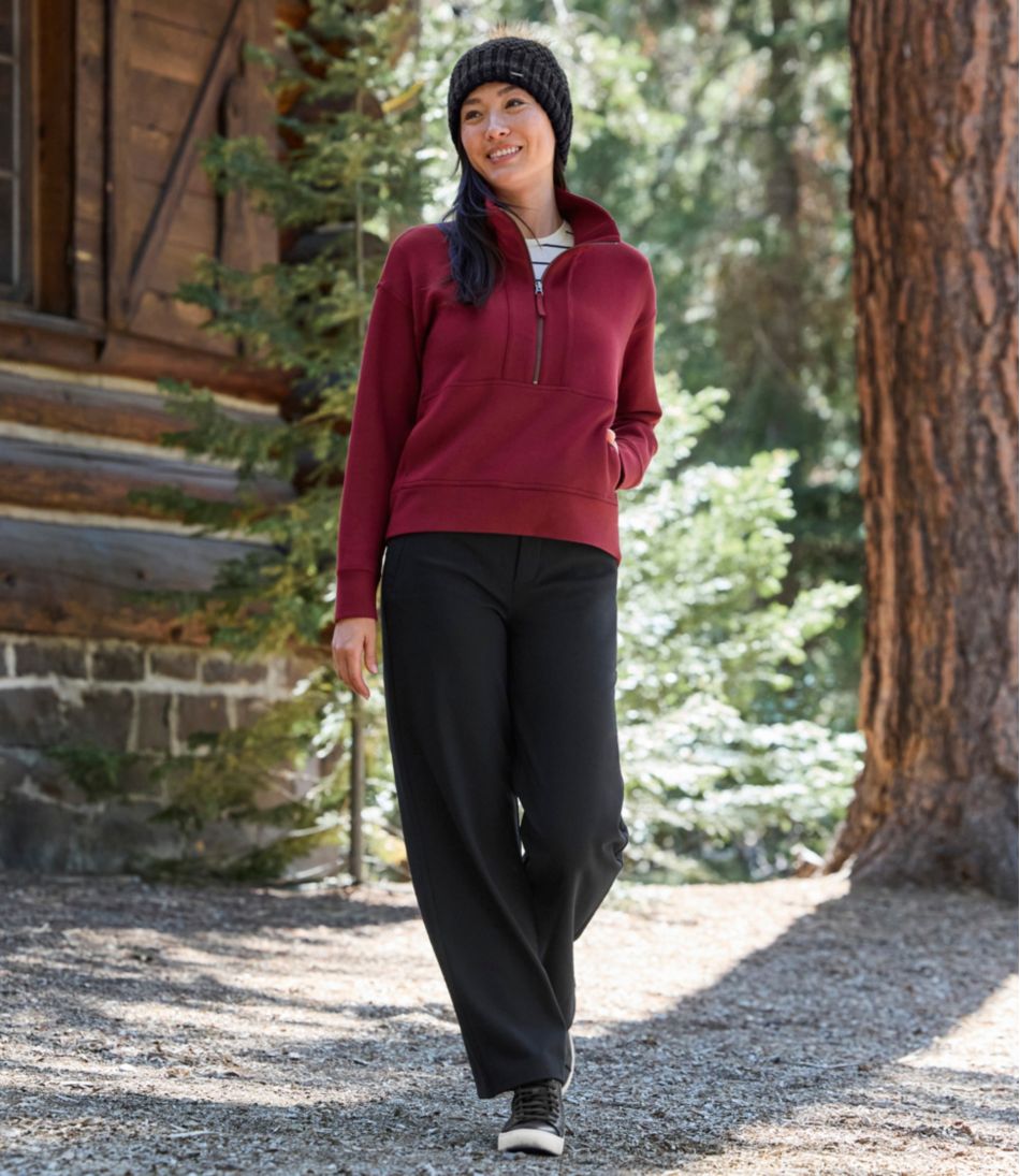 Women's L.L.Bean CloudSoft Top, Half-Zip Pullover