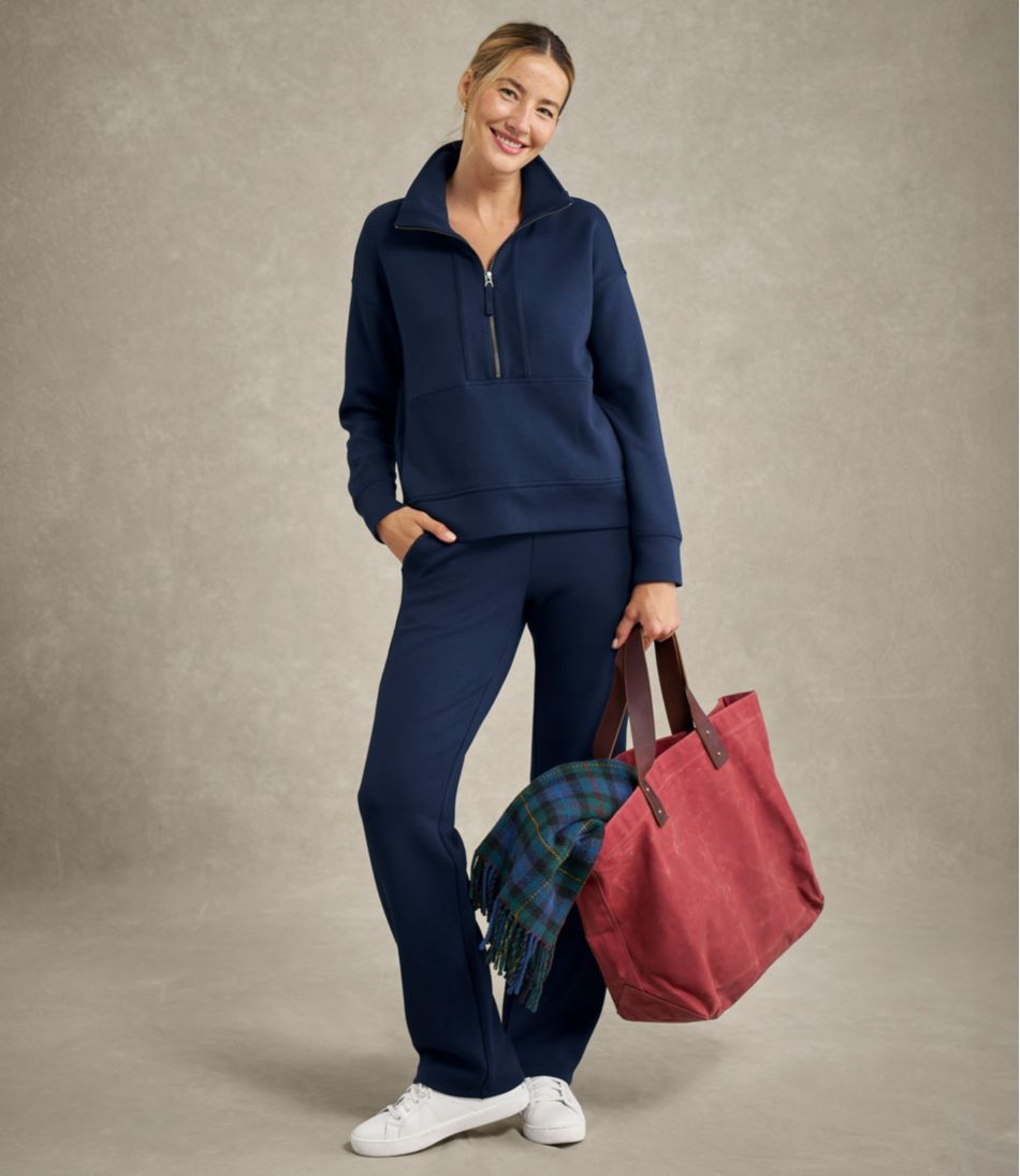 Women's L.L.Bean CloudSoft Top Half-Zip Pullover