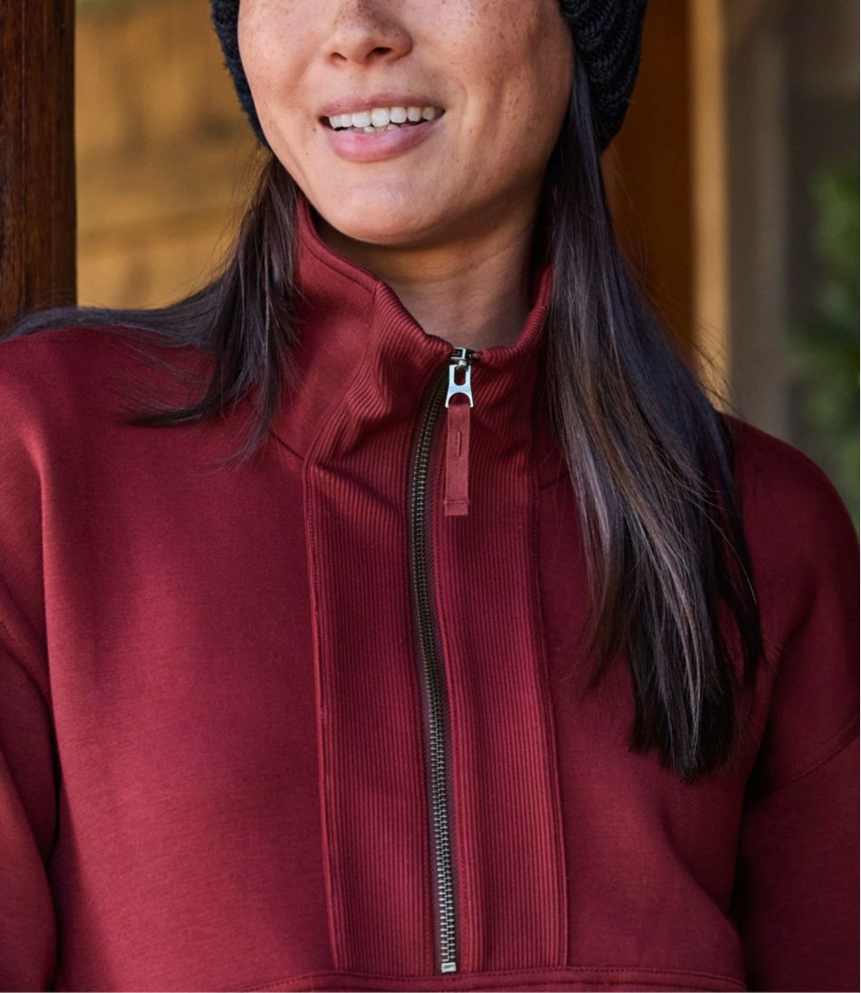 Women's L.L.Bean CloudSoft Top Half-Zip Pullover