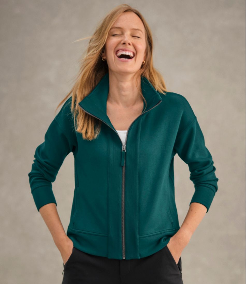 Women's L.L.Bean CloudSoft Top, Full-Zip