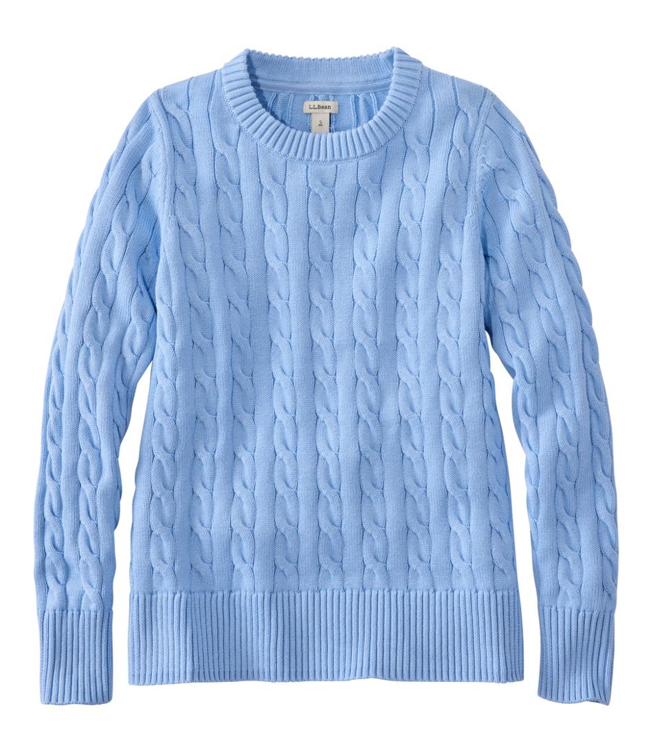 Women's The Original Double L® Sweater Cable Crewneck