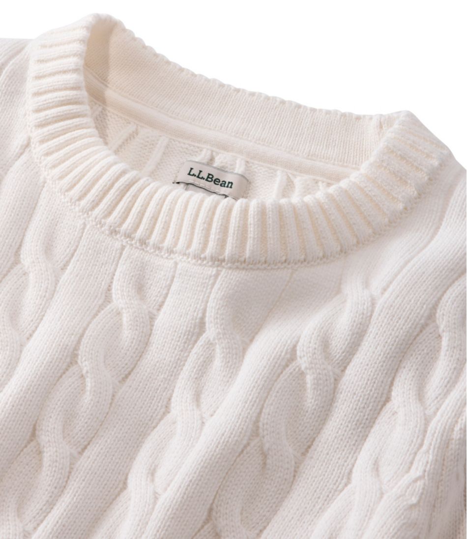 Women's The Original Double L® Sweater Cable Crewneck