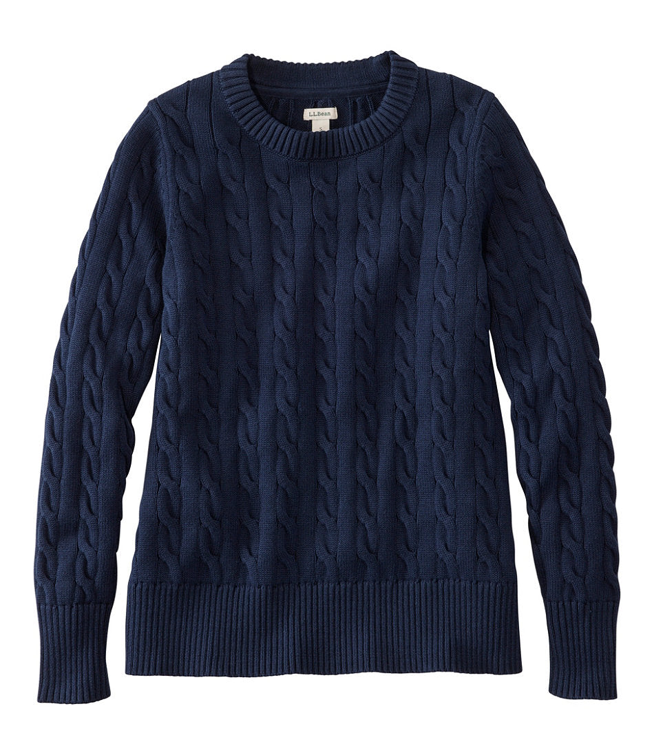 Cable Crewneck Women's The Original Double L® Sweater